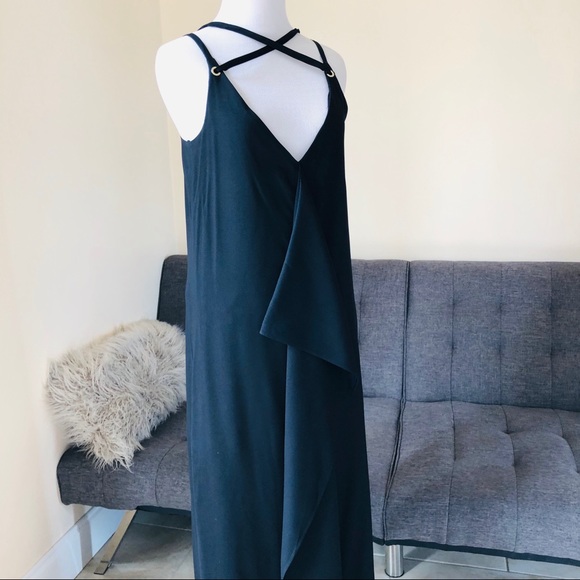NWT Massimo Dutti black maxi dress - Picture 6 of 8